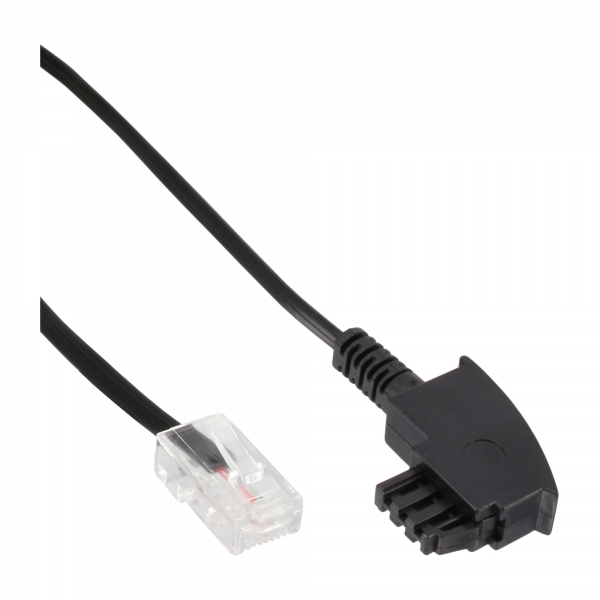 InLine® TAE-F Kabel für DSL-Router, TAE-F Stecker an RJ45 8P2C, 2m