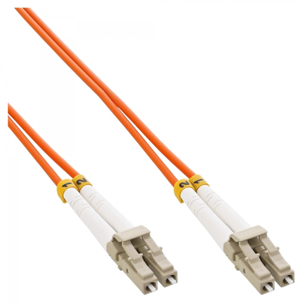 InLine® LWL Duplex Kabel, LC/LC, 50/125µm, OM2, 10m
