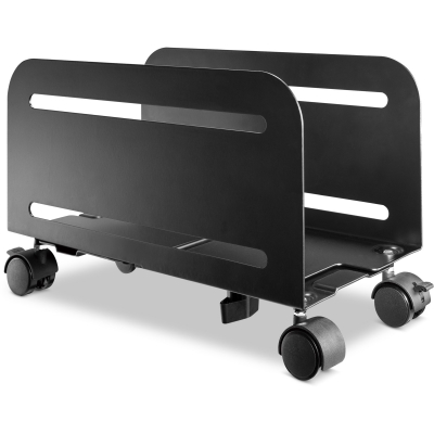 InLine® PC-Trolley, Rollhilfe für Computergehäuse, max 10kg, schwarz, Arbeitsplatz-Ergonomie, Halterungen / Stative / Schlösser, Produkte
