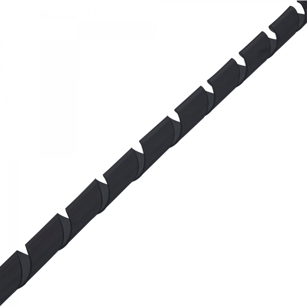 InLine® Spiralband 10m, schwarz, 25mm