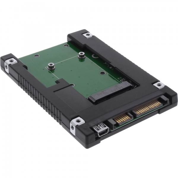 InLine® Laufwerksadapter 2,5", SATA auf mSATA SSD