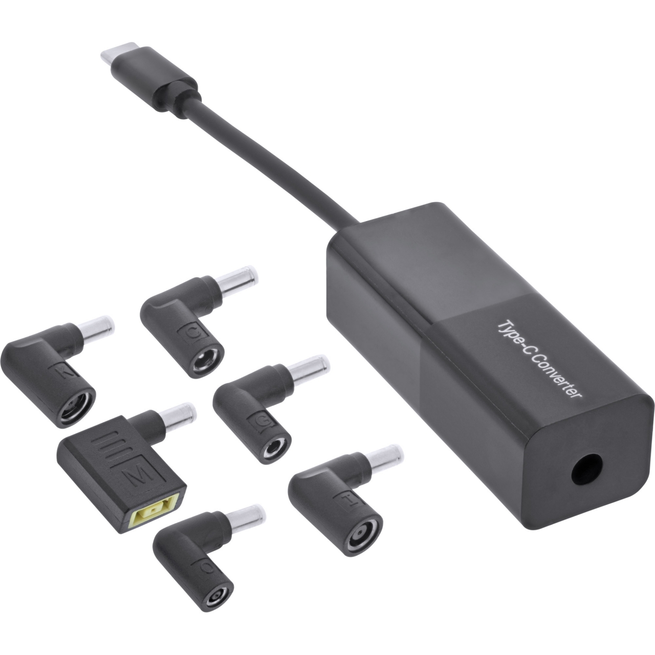 2GO-Mobile.net -B2B-. All in One USB / Type C Ladekabel schwarz 15cm