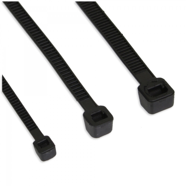 InLine® Kabelbinder, Länge 200mm, Breite 4,8mm, schwarz, 100 Stück