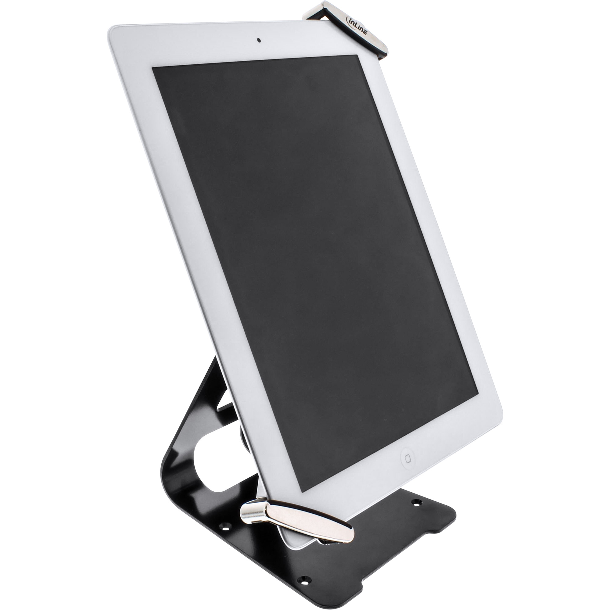 InLine® Tablet Halter universell 7-10.1 mit Sicherheitsschloss 1,5m, mit  Schlüssel, Smartphone- / Tablet-Halterung, Halterungen / Stative /  Schlösser, Produkte