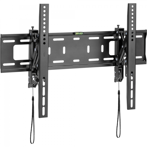 InLine® Schwerlast-TV-Wandhalterung, neigbar, für Flach-TV (37-80"), max. 75kg, schwarz
